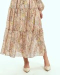 SIXDO Voile Flared Dress for Women